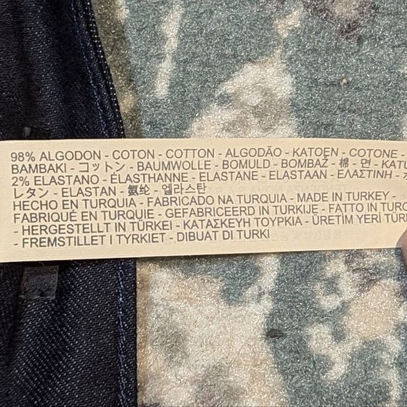 Woman's Dark Blue Denim Jeans by Mossimo Dutti Sz 42 - Picture 5 of 7